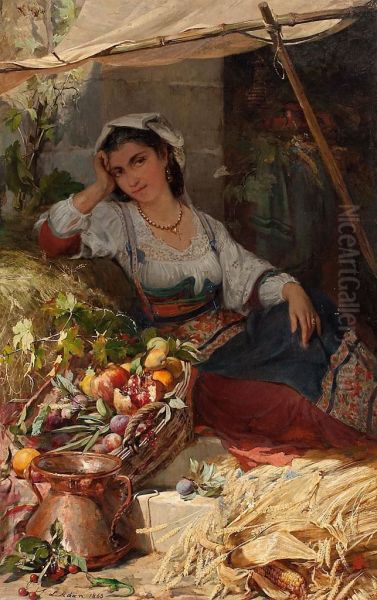 Joven Napolitana Vendiendo Fruta - view 1