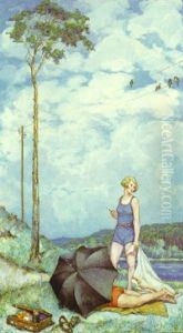 Sommeridyll by Hans Baluschek