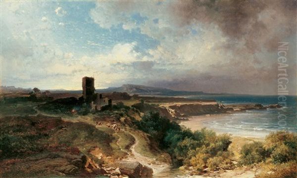Kustenlandschaft Mit Ruine - view 1