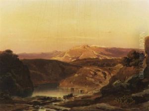 In Der Sierra Nevada. Abendstimmung