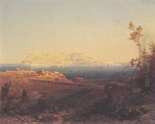 Gibraltar Mit Sicht Von Algeciras - view 1