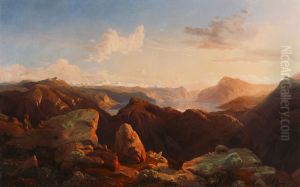 Gebirgslandschaft by Fritz Bamberger