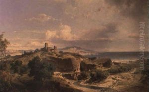 Spanische Kustenlandschaft Zwischen Murcia Und Almeria by Fritz Bamberger