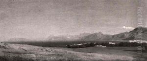 Landschaft Bei Gibralter by Fritz Bamberger