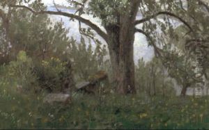 Baum Am Seeufer by Gustav Bamberger