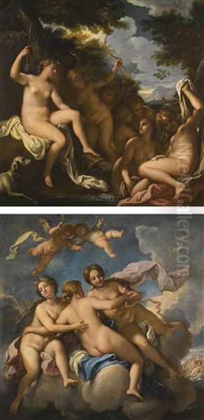 The Three Graces; Diana And Her Nymphs - view 1