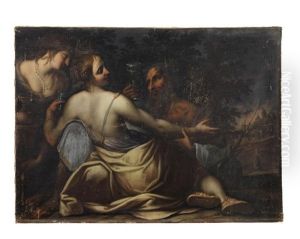 Lot And His Daughters Unframed