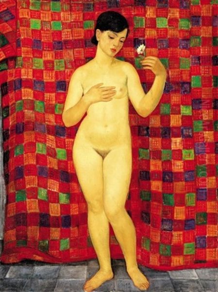 Akt Viraggal (nude With Flower) - view 1