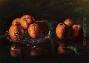 Natura Statica Cu Portocale by Octav Bancila