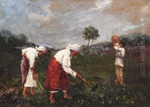 Culegatoarele De Cartofi by Octav Bancila