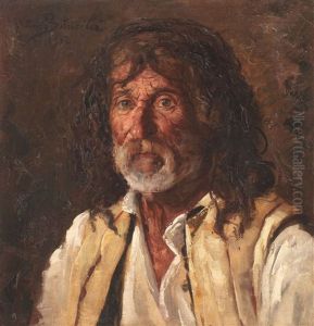 Portretul Lui Grigore Chirileanu by Octav Bancila