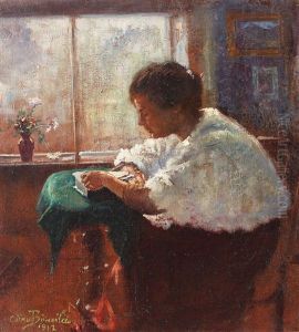 Lectura In Lumina Dupa-amiezii by Octav Bancila