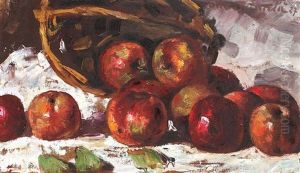 Still Life With Red Apples by Octav Bancila