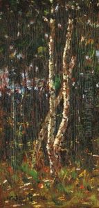 Birches by Octav Bancila