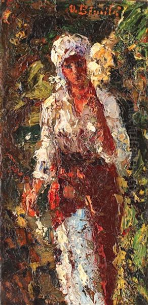 Peasant With Tow - view 1
