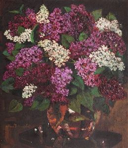 Still Life With Liliac by Octav Bancila