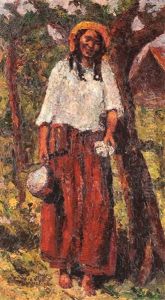 Reading Cards by Octav Bancila
