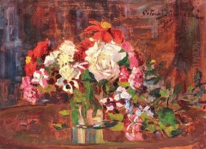 Glass With Flowers