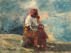 Listening To The Sea by Octav Bancila