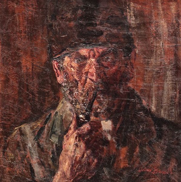 Peasant With Pipe - view 1