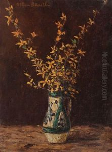 Popular Dish With Flowers by Octav Bancila