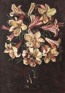 Madonna Lillies by Octav Bancila