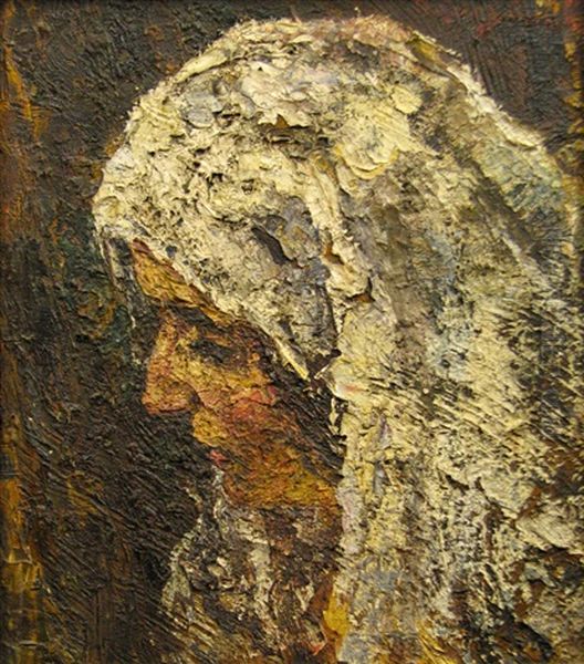 Woman With White Kerchief - view 1
