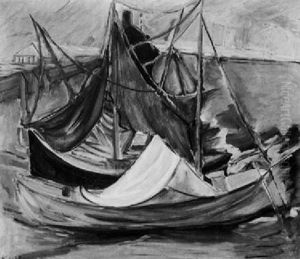 Fischerboote by Alma del Banco