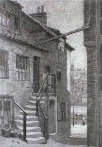 The Corner House, Whitby, Yorkshire by Elias Mollineaux Bancroft