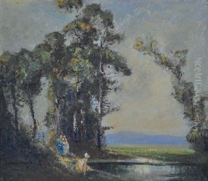The Bathing Pool by John Banks