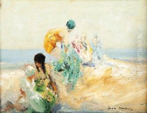 Beach Belles by John Banks