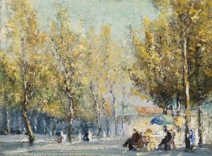 Parisian Street Scene by John Banks
