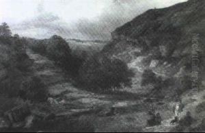Landscape With Figures On A Path Landscape With Figures On A Path