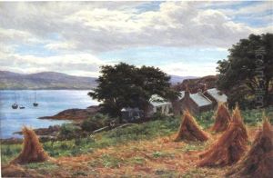The Village From The Cornfield by John James Bannatyne