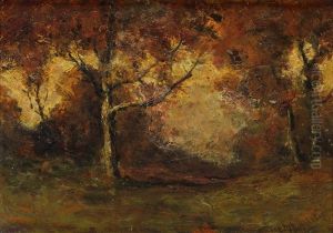 Untitled (fall Landscape) by Edward Mitchell Bannister