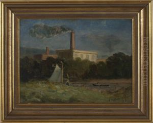 The Mill In Knightsville by Edward Mitchell Bannister