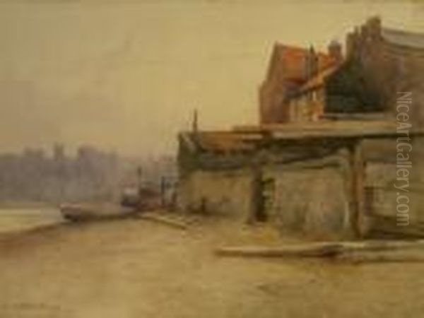 Old Sandside Scarborough With Beached Paddle Steamer - view 1