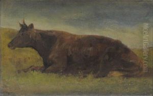 Reclining Cow by Edward Mitchell Bannister