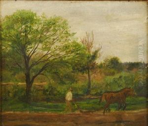 Man Plowing by Edward Mitchell Bannister