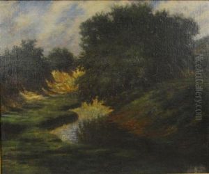 Landscape With Stream by Edward Mitchell Bannister