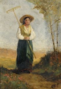Headed Home From Haymaking/a Figure Study by Edward Mitchell Bannister