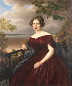 Junge Frau Aus Blankenese by Johann Wilhelm David Bantelmann