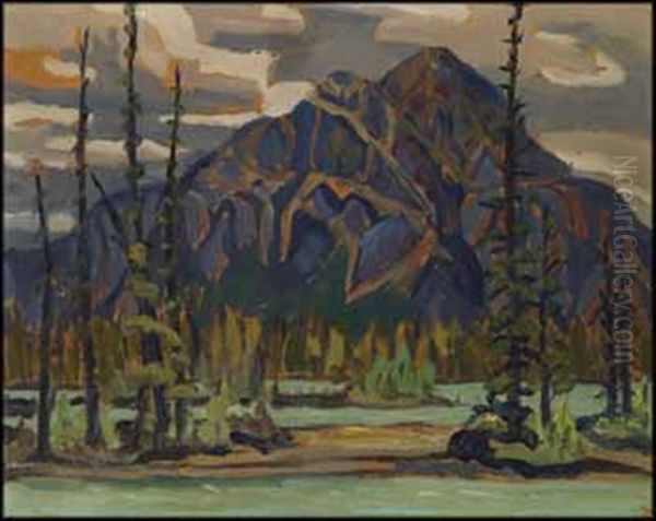 Pyramid Mountain, Jasper National Park - view 1