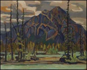 Pyramid Mountain, Jasper National Park by Sir Frederick Grant Banting