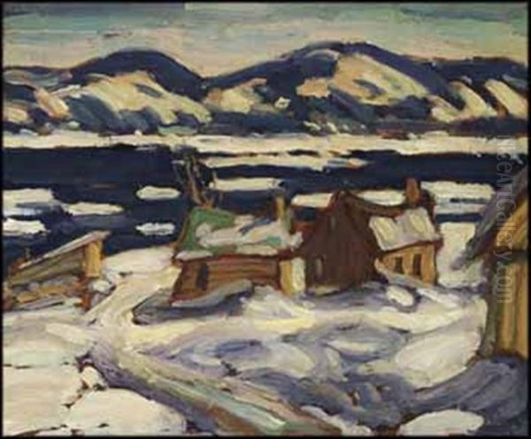 Winter On The Saint Lawrence - view 1