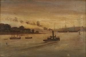 Cork Harbour by Joseph Poole Addey