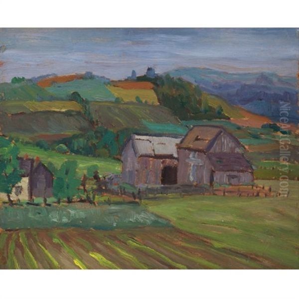 A Farm, Summer - view 1