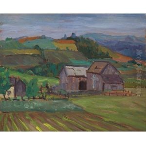 A Farm, Summer by Sir Frederick Grant Banting