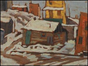 Village In Winter by Sir Frederick Grant Banting