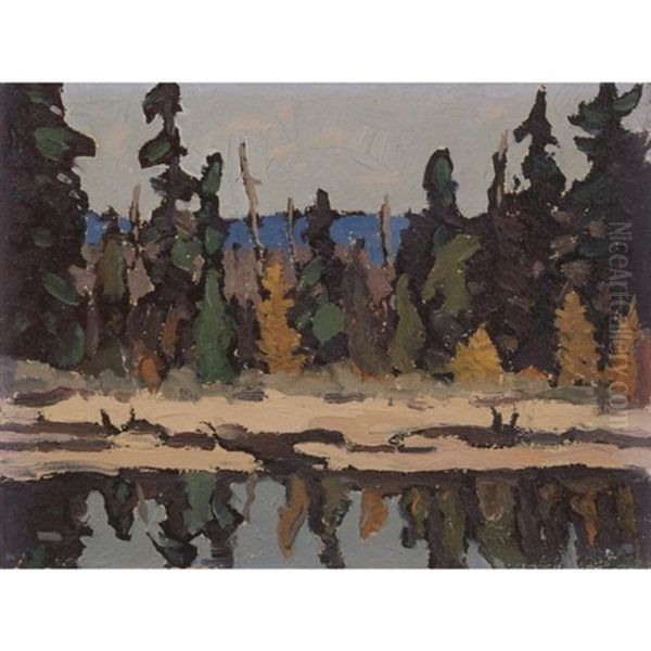 Trees And Lake - view 1